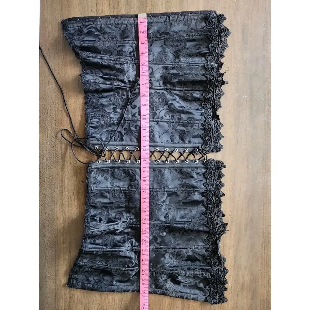 Vintage Frederick's of Hollywood Womens Lace Up Corset 90s Sexy Women's Size 36 - Picture 6 of 7